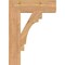 Ekena Millwork Merced Block Smooth Bracket, Western Red Cedar, 5 1/2"W x 22"D x 30"H BKT06X22X30MRC05SWR - alternate 3